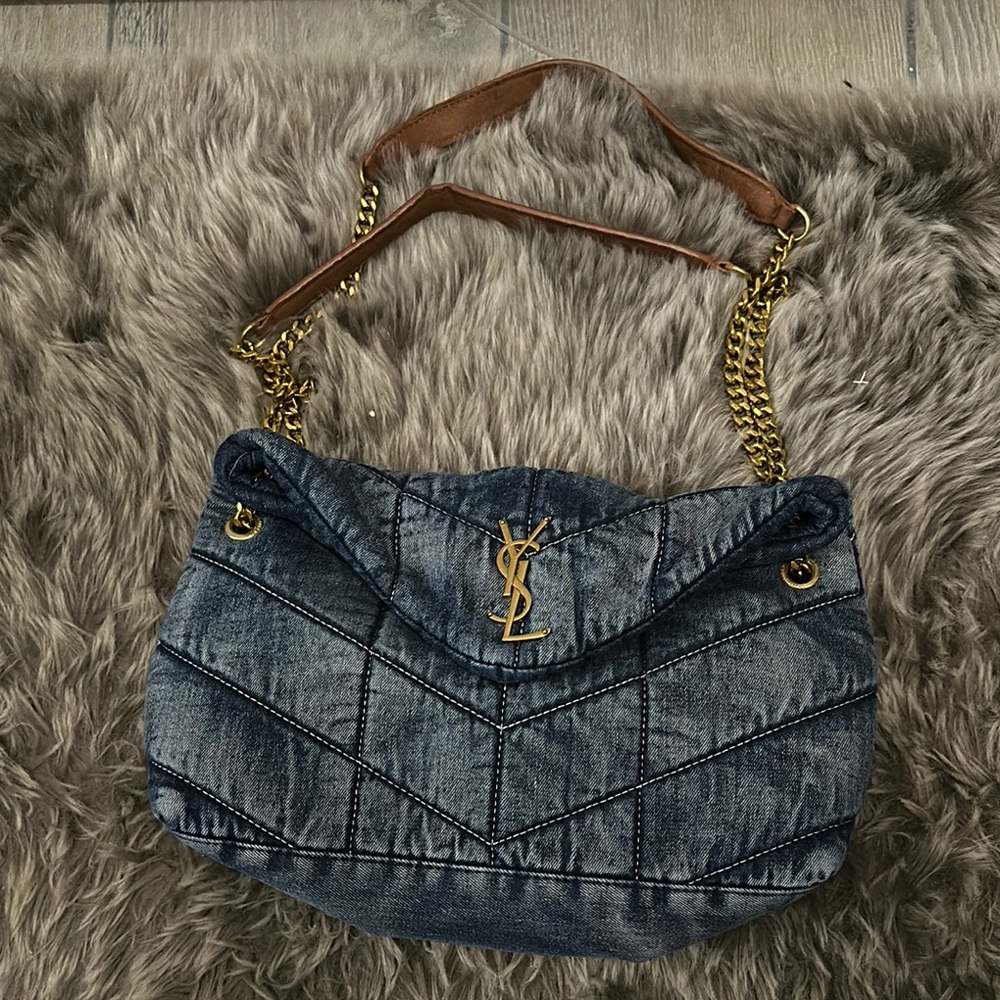 Yves Saint Laurent denim Shoulder Bag